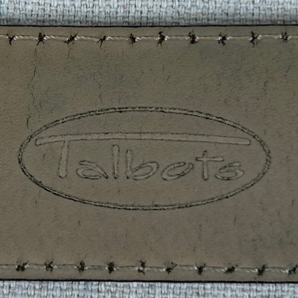 Talbots Women’s Size 2X Black Leather Belt with Silver Buckle - Picture 3 of 10
